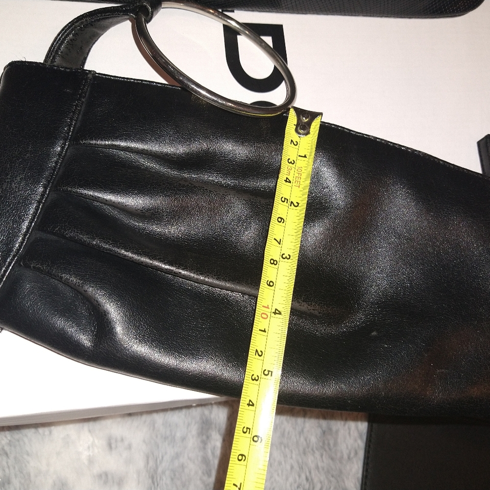 Brand new Black leather Aldo clutch